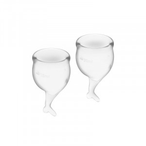 Satisfyer Feel Secure Menstrual Cup Clear 15 + 20Ml