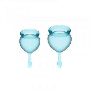 Satisfyer Sinta-Se Boa Copa Menstrual Azul 15 + 20Ml