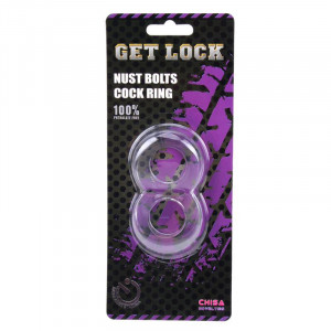 Cockring Chisa Duo Cock 8 Transparente