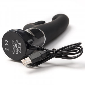 Fifty Shades Of Grey De Vibrador De Coelho Cinza G-Spot