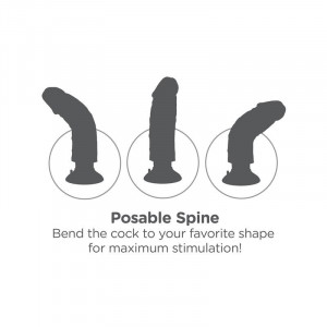 King Cock - 6 &Quot;- 15,24 Cm Vibrante Carne De Galo