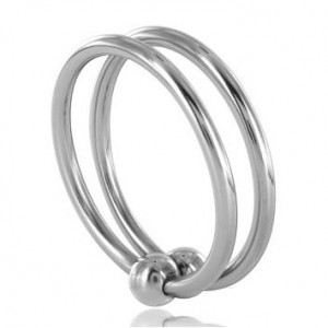 Metalhard Double Glans Ring 32Mm