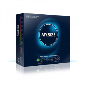 My Size Natural Latex Condom 47 Width 36 Pcs