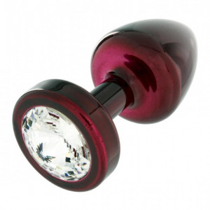 Plug Anal Swarovski Roxo