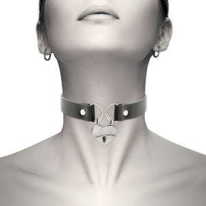 Coquette Mão Crafted Choker Chaves Coração