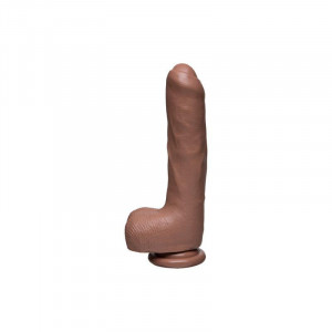 Doc Johnson Uncut D - 17,8 Cm Com Bolas Firmskyn Caramel