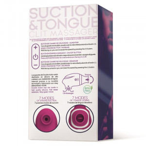 Estimulador Clitóris Action com Língua em Silicone USB Nº Seven