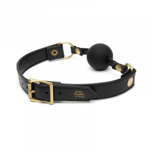 Mordaça em Silicone Fifty Shades Preto