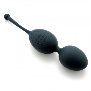Fifty Shades Of Grey Bolas De Silicone Cinza Ben Wa