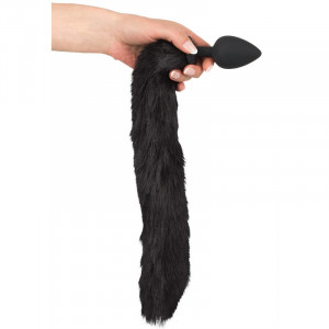 Plug Anal e Bandolete Bad Kitty Preto
