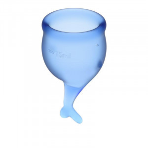 Satisfyer Feel Secure Menstrual Cup Dark Blue 15 + 20Ml