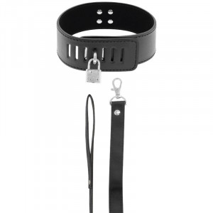 Dark Ness Locking Posture Collar - Black