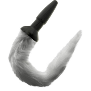 Darkness Tail Butt Silicone Plug -Gray