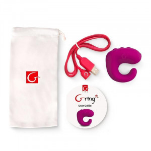 Brinquedos Divertidos Gring Xl Dedo Vibrador Framboesa Doce