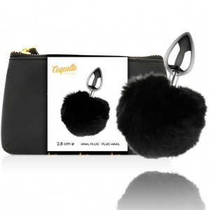 Coquette Anal Plug Metal Size L 2.8 X 4.1 Cm
