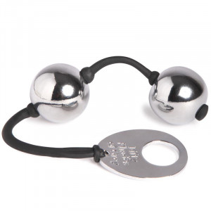 Fifty Shades Of Grey Bolas De Metal Cinza Ben Wa