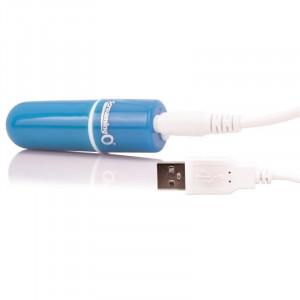 Gritando Com Bala Vibratória Recarregável Vooom Azul