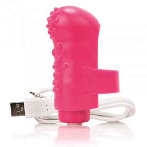 Gritando O Recarregável Finger Vibe Fing O Pink