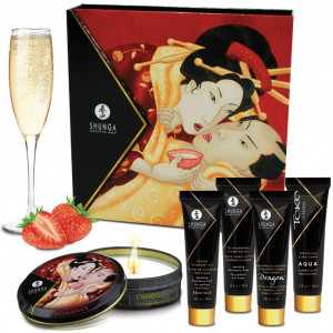 Kit Shunga Secrets Geisha Champanhe