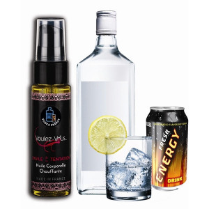 Óleo Corporal Gourmet Vodka Energy Drink 35 ml