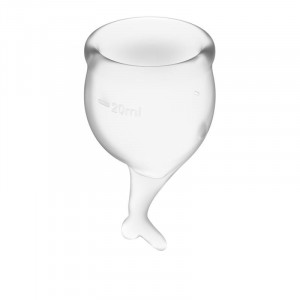 Satisfyer Feel Secure Menstrual Cup Clear 15 + 20Ml