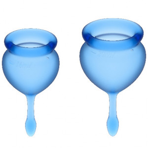 Satisfyer Sinta-Se Bom Menstrual Cup Dark Blue 15 + 20Ml