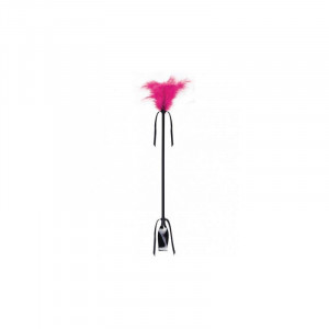 Secretplay Fusta & Pluma Negro Y Fucsia
