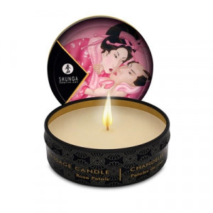 Vela Massagem Shunga Afrodisíaca Rosa