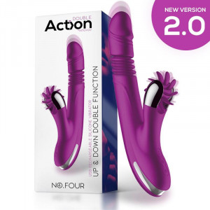 Vibrador Action Up and Down Finger Roda Estimuladora Nº Four