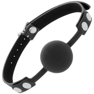 Darkness Bola Silicone Gag Preto