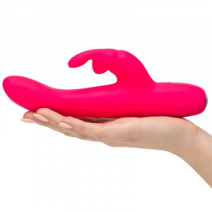 Happy Rabbit Slimline Curve Rechargeable Curve Pink