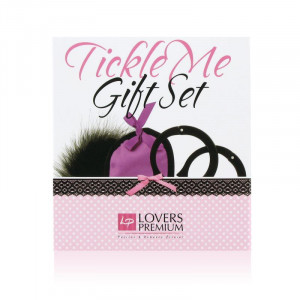 Conjunto Loverspremium Tickle Me Gift Set Color Cor Púrpura/Preto