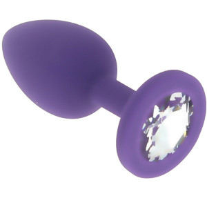 Plug Anal Spoody Toys Silicone Roxo