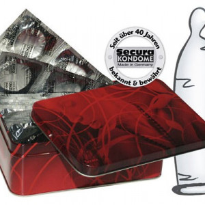 Preservativos Secura Lubrificados Naturais Caixa 50