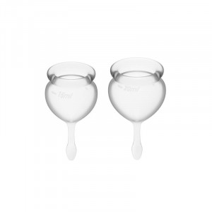 Satisfyer Sinta-Se Bom Menstrual Cup Clear 15 + 20Ml