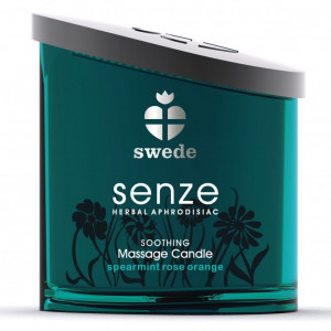 Vela de Massagem Swede Senze Soothing aroma Menta, Rosa e Laranja