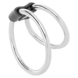 Darkness Double Metal Ring Penis