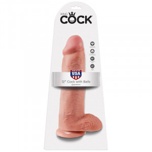Dildo De Realista King 12 &Quot;Com Bolas 30,48 Cm
