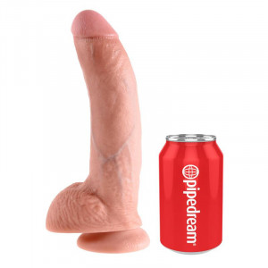 Dildo Realista King 9 &Quot;Com Esferas 22,9 Cm