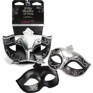 Fifty Shades Of Grey Masquerade Mask Twin Pack