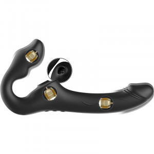 Ibiza Vibrador Controle Remoto Strapless 3 Motors 1000 Combinações