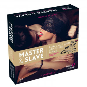 Jogo Bondage Master & Slave Cor Bege