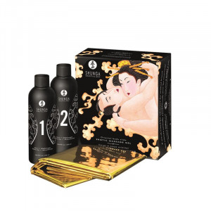 Kit Gel de Massagem Shunga Aroma Melão & Manga