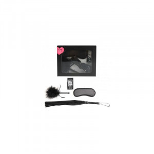Secretplay First Kit Bdsm Feather + Monodose + Whip + Blindfold