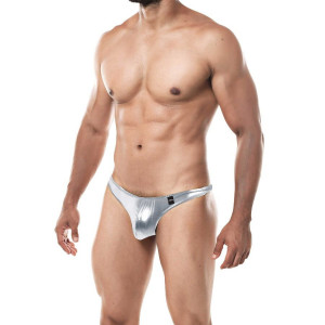 Cut4Men - Thong Provocative Silver M