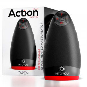 Masturbador Owen Masculino Vibrador com Calor USB