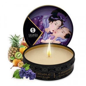 Vela Massagem Shunga Afrodisíaca Frutos Exóticos