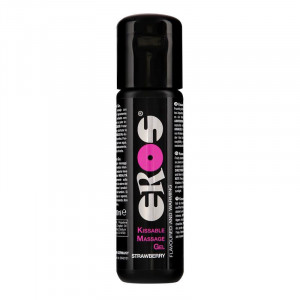 Eros Kissable Massage Gel Warming Strawberry 100 Ml