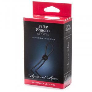 Fifty Shades Of Grey Anel Cinza Ajustável