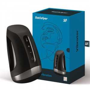 Masturbador Masculino Satisfyer Men Heat Vibration Preto